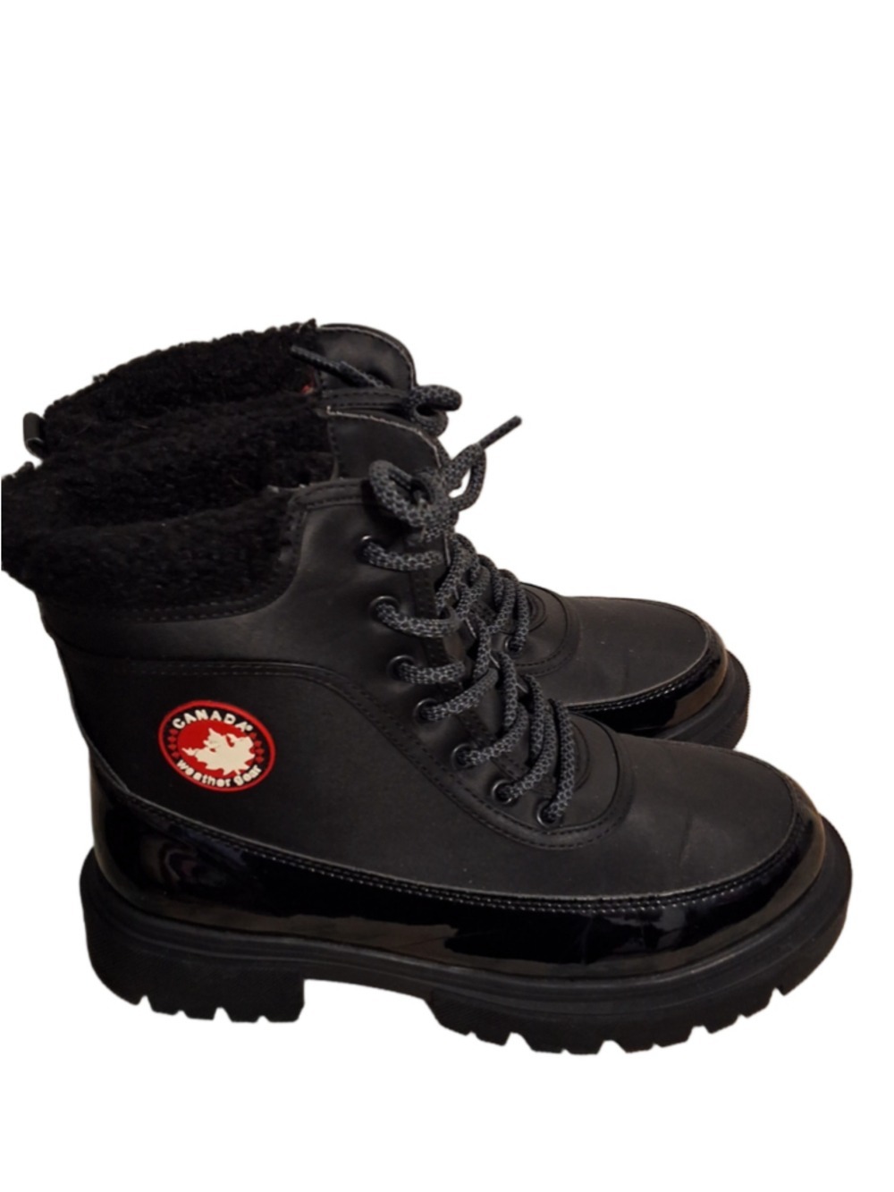 Canada Weather Gear Black Winter Boots Size 8